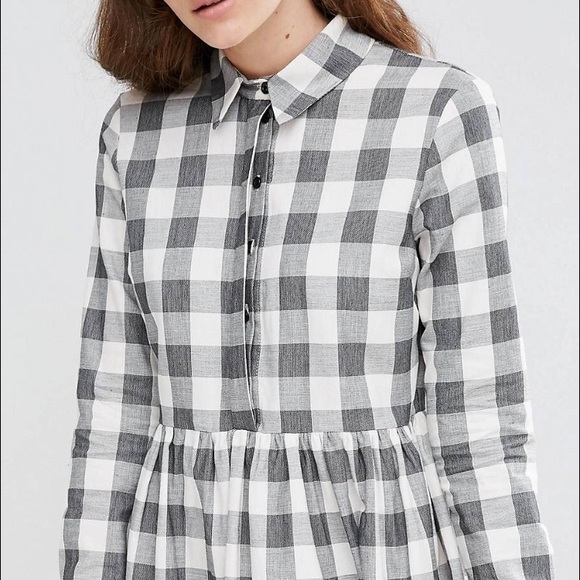 ASOS Large Gingham Print Dress - Picture 3 of 7